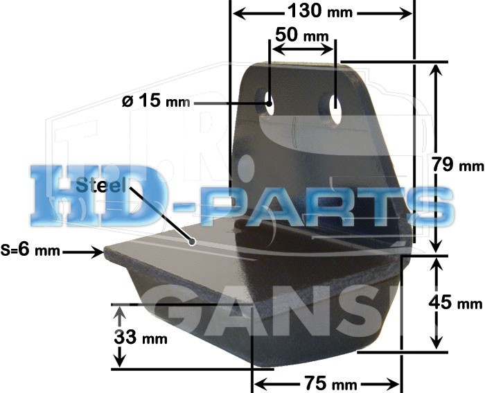 312854, Отбойник заднего моста — HD-parts