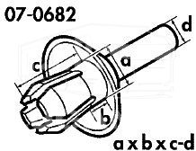 81922020032, Клипса 7.9*3*12-5 — MAN