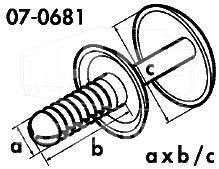 81922020026, Заклепка насечная — MAN
