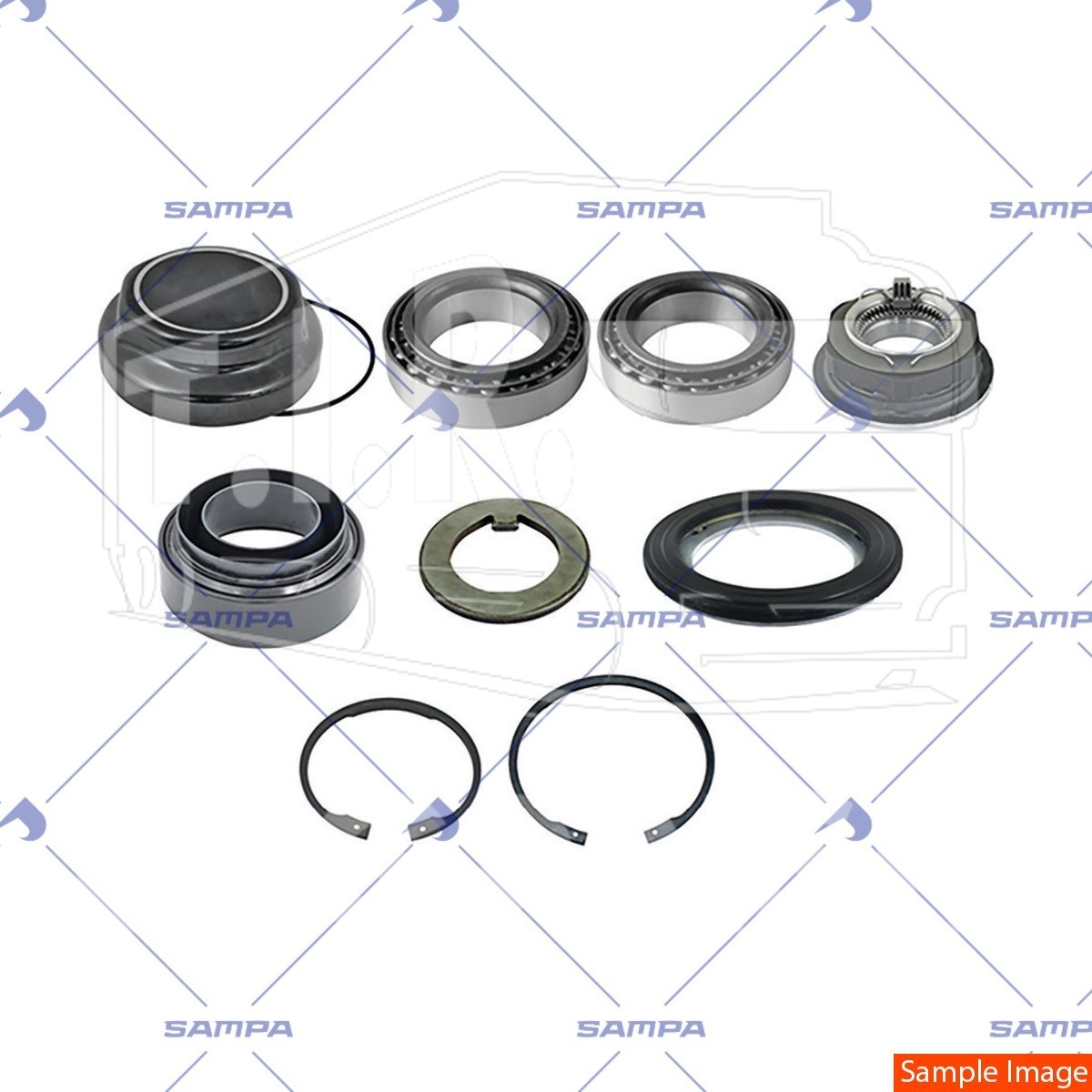 070.742, Р-к ступицы BPW ECO 10-12t — Sampa