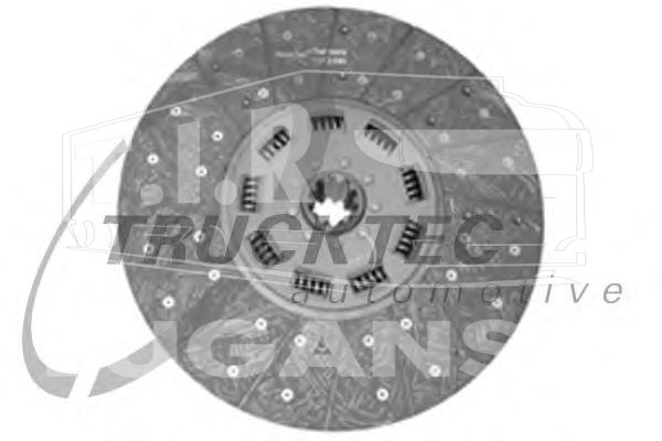 01.23.122, Clutch disc 380 mm — Trucktec